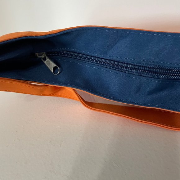 Lean Cuisine Orange Swirl Fall Embroidered Insulated Lunch Bag Purse NWT - Picture 3 of 5